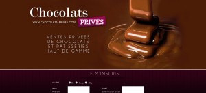 Chocolats privés, le chocolat en vente privée