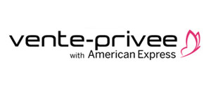 Logo de Vente privee with American Express